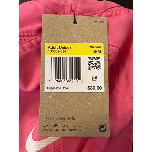NEW Nike Dri-FIT Club Featherlight Cap Pink FB5682-684 Size Small/Medium - Picture 7 of 7